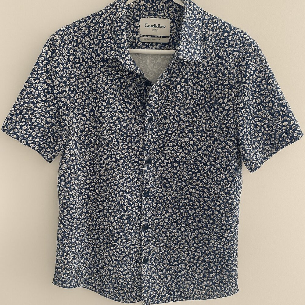 Goodfellow & Co Navy Floral Short Sleeve Shirt